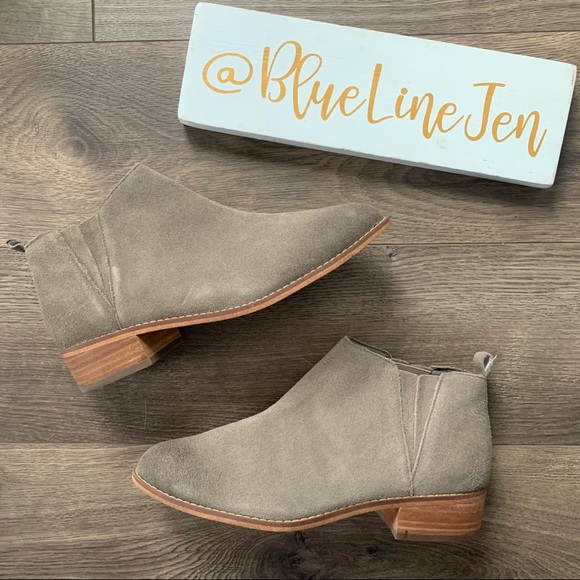 bp Shoes - BP Taupe Suede Booties NWOT